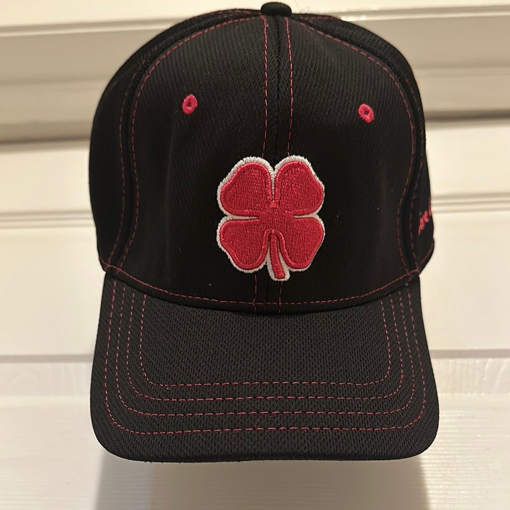 Black Clover Hat - Hot Pink and Black Women's Cap